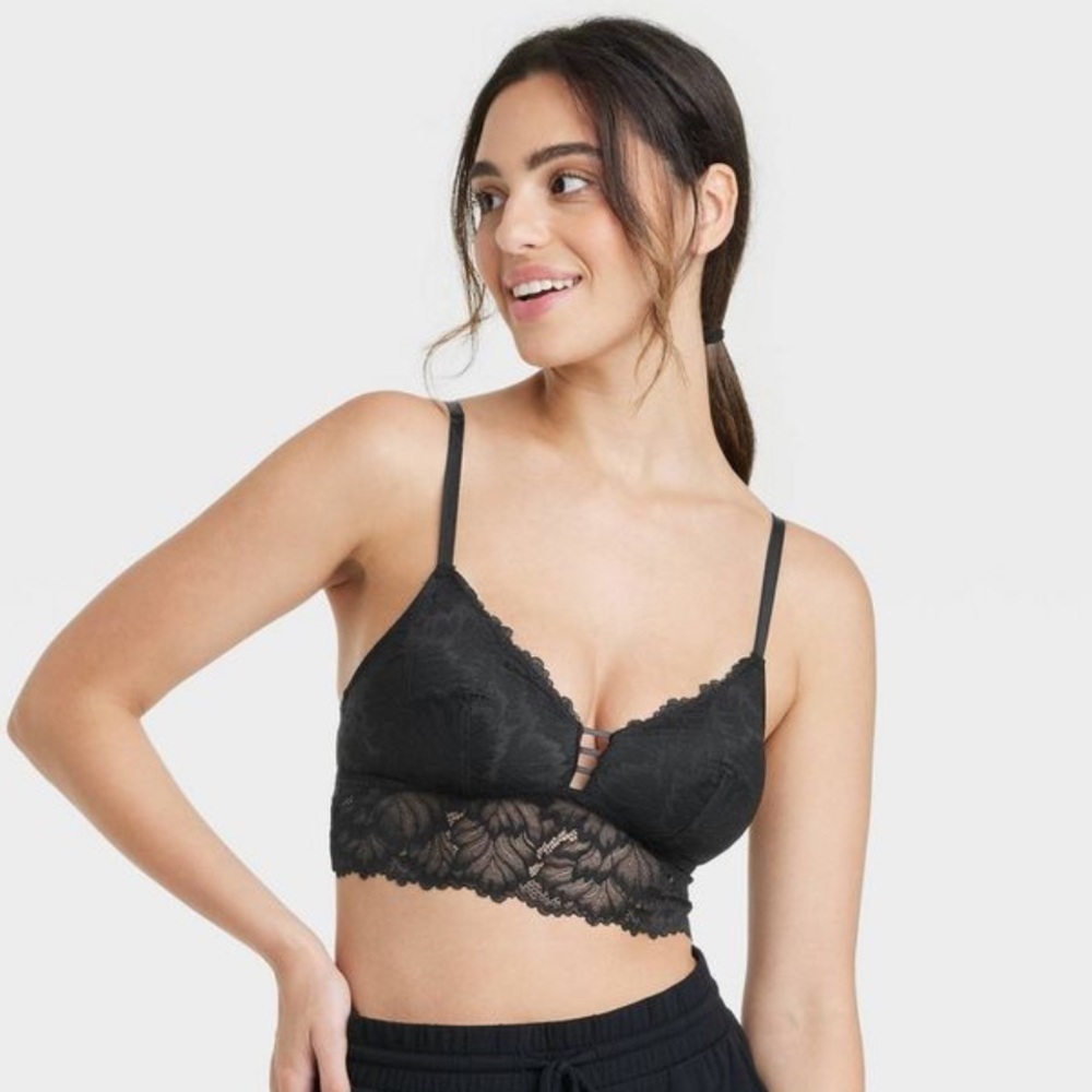 Auden Black Lace Bralette